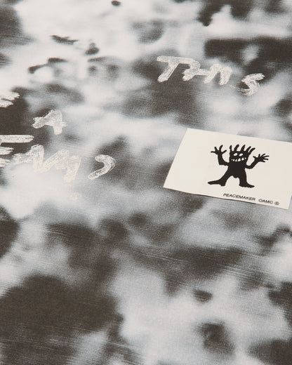 OAMC Peacemaker Loose Fit Tshirt Camo  Print Black Camo T-Shirts Top PCM2OT02FJE00699 99