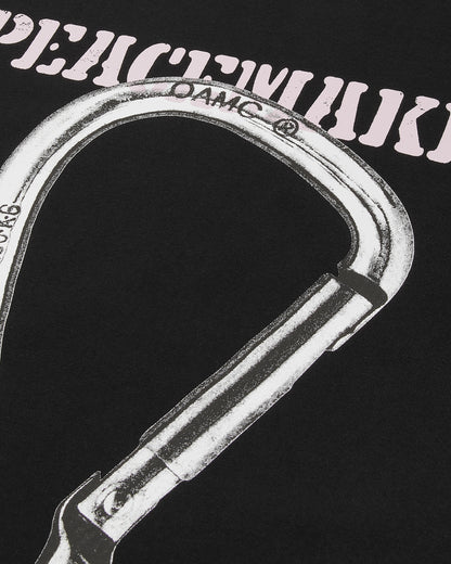 OAMC Peacemaker Loose Fit Tshirt Carabinier  Print Black T-Shirts Top PCM2OT02NJE00299 99