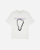 OAMC Peacemaker Loose Fit Tshirt Carabinier  Print White T-Shirts Top PCM2OT02NJE00201 01
