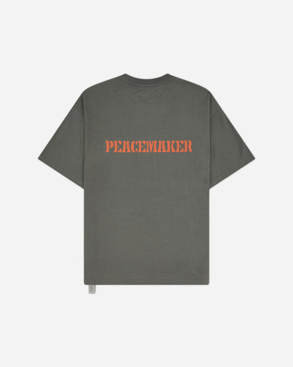 OAMC Peacemaker Loose Fit Tshirt Dynamo  Print Gray T-Shirts Top PCM2OT02HJE00295 95