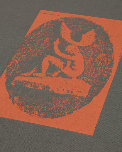 OAMC Peacemaker Loose Fit Tshirt Dynamo  Print Gray T-Shirts Top PCM2OT02HJE00295 95