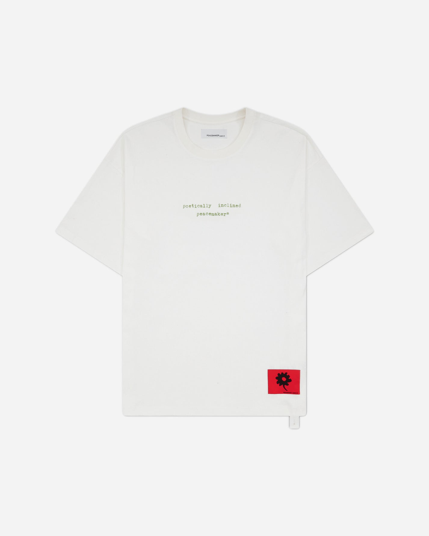 OAMC Peacemaker Loose Fit Tshirt Landart 02  Print White T-Shirts Top PCM2OT02CJE00201 01