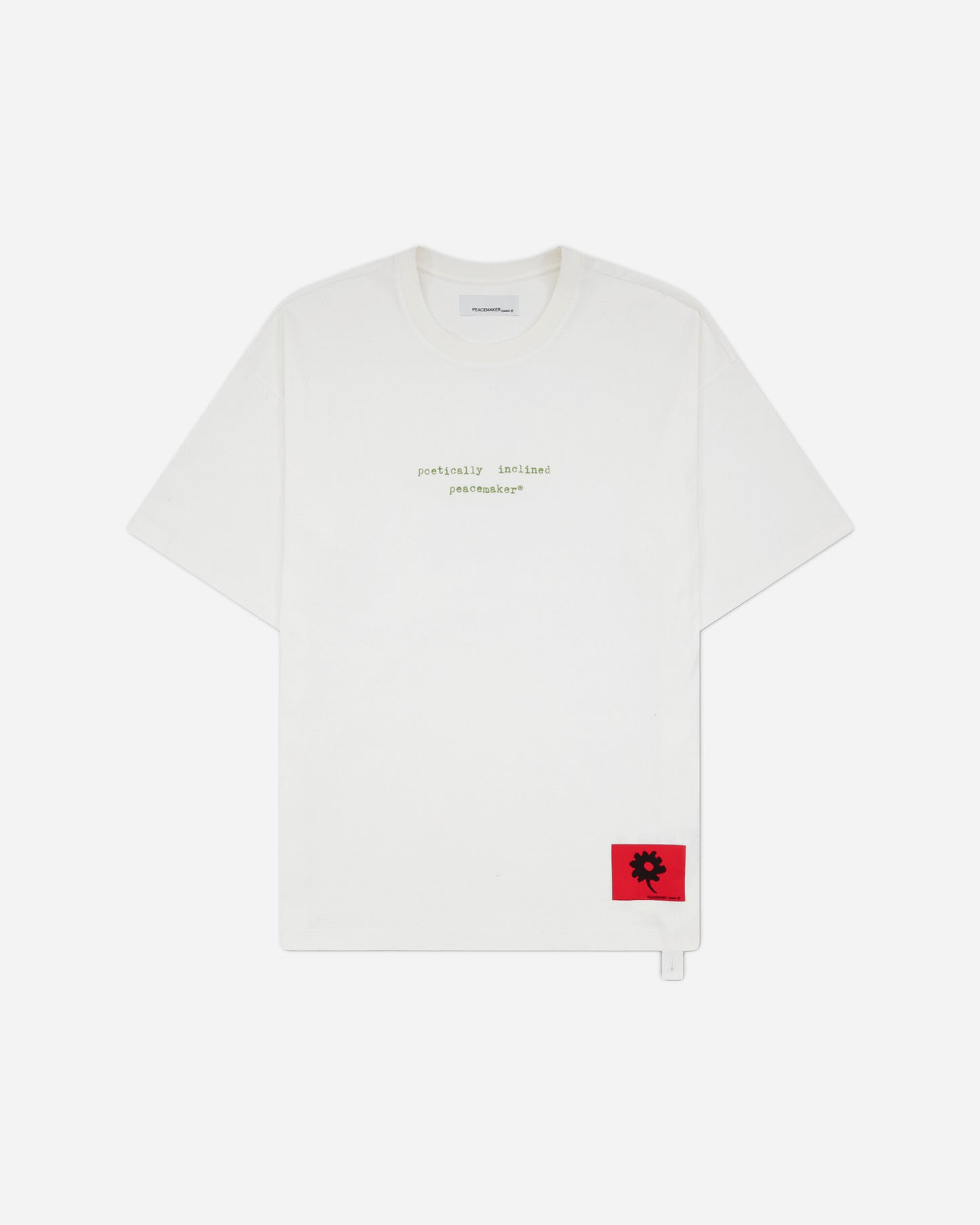 OAMC Peacemaker Loose Fit Tshirt Landart 02  Print White T-Shirts Top PCM2OT02CJE00201 01