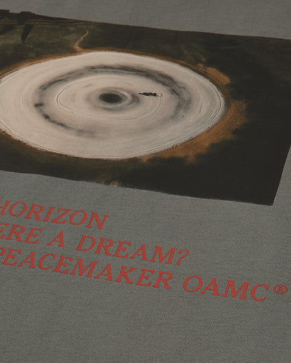 OAMC Peacemaker Loose Fit Tshirt Landart 03  Print Gray T-Shirts Top PCM2OT02DJE00295 95