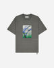 OAMC Peacemaker Loose Fit Tshirt Landart Print Gray T-Shirts Top PCM2OT02BJE00295 95