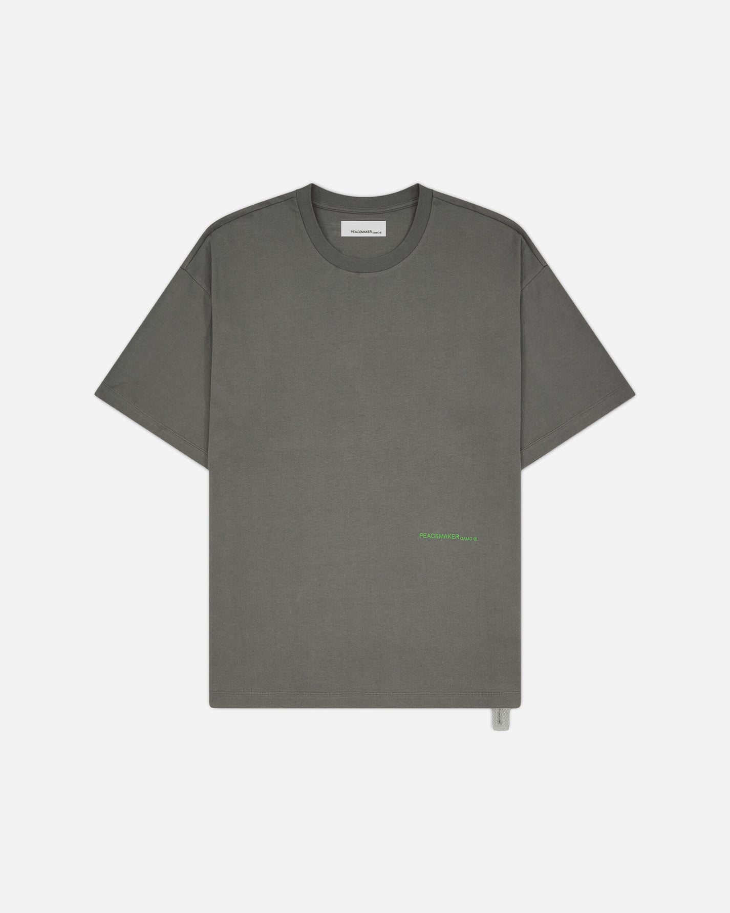 OAMC Peacemaker Loose Fit Tshirt Languages  Print Gray T-Shirts Top PCM2OT02EJE00295 95