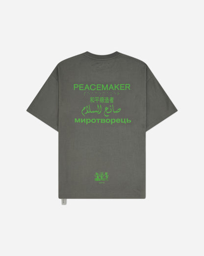 OAMC Peacemaker Loose Fit Tshirt Languages  Print Gray T-Shirts Top PCM2OT02EJE00295 95