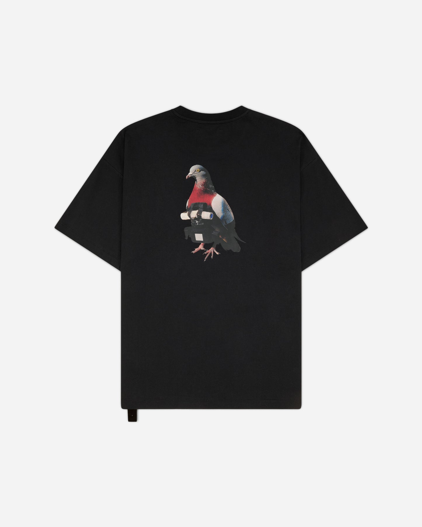 OAMC Peacemaker Loose Fit Tshirt Pigeon Print Black T-Shirts Top PCM2OT02AJE00299 99