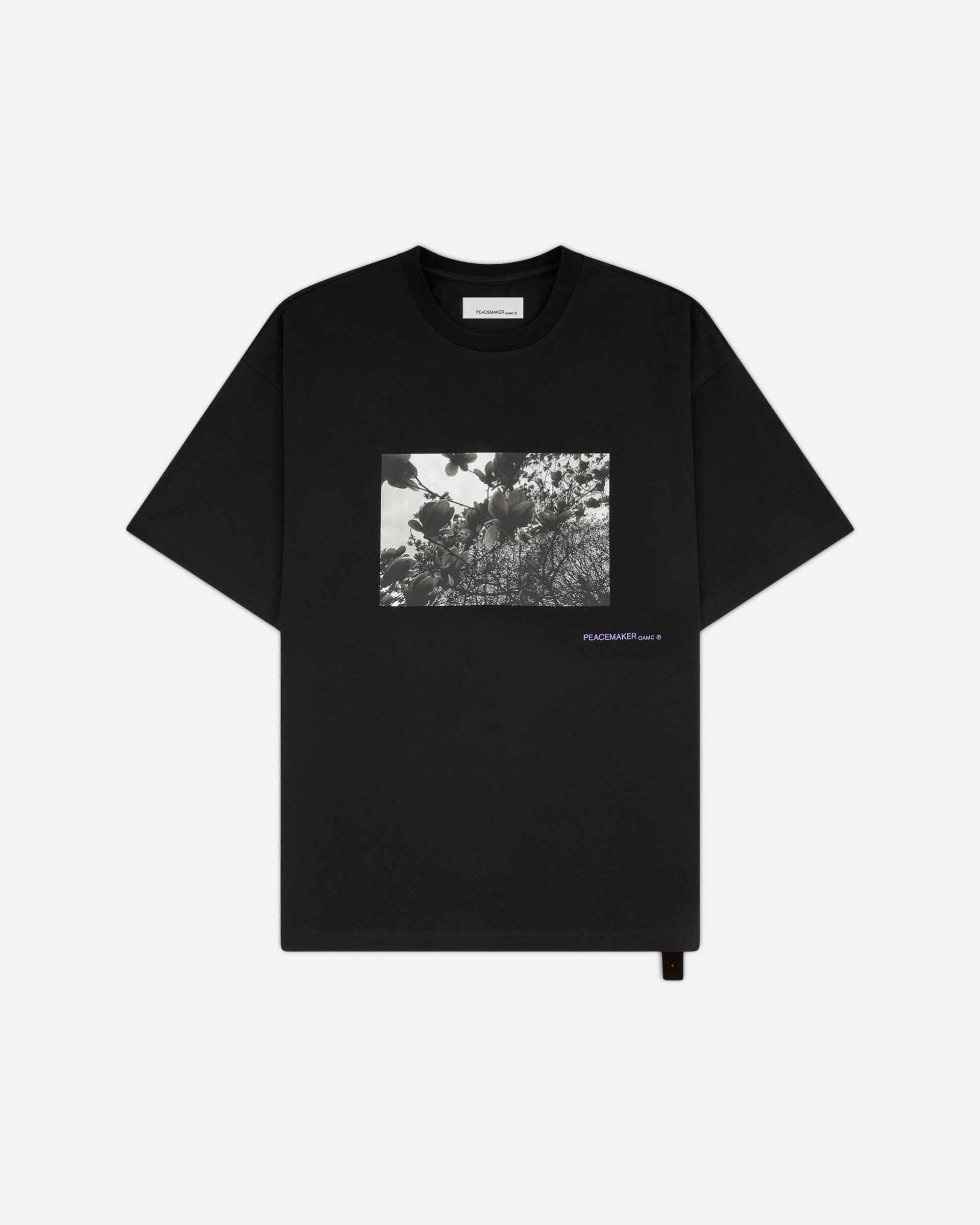 OAMC Peacemaker Loose Fit Tshirt Star  Print Black T-Shirts Top PCM2OT02LJE00299 99