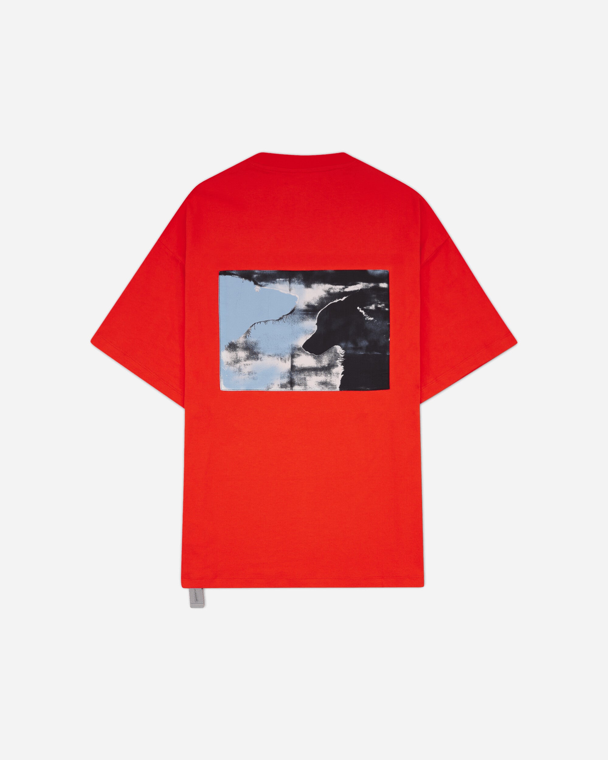 OAMC Peacemaker Oversize Tee  Dogs Print Red T-Shirts Top PCM3OT02HJE002025 RED