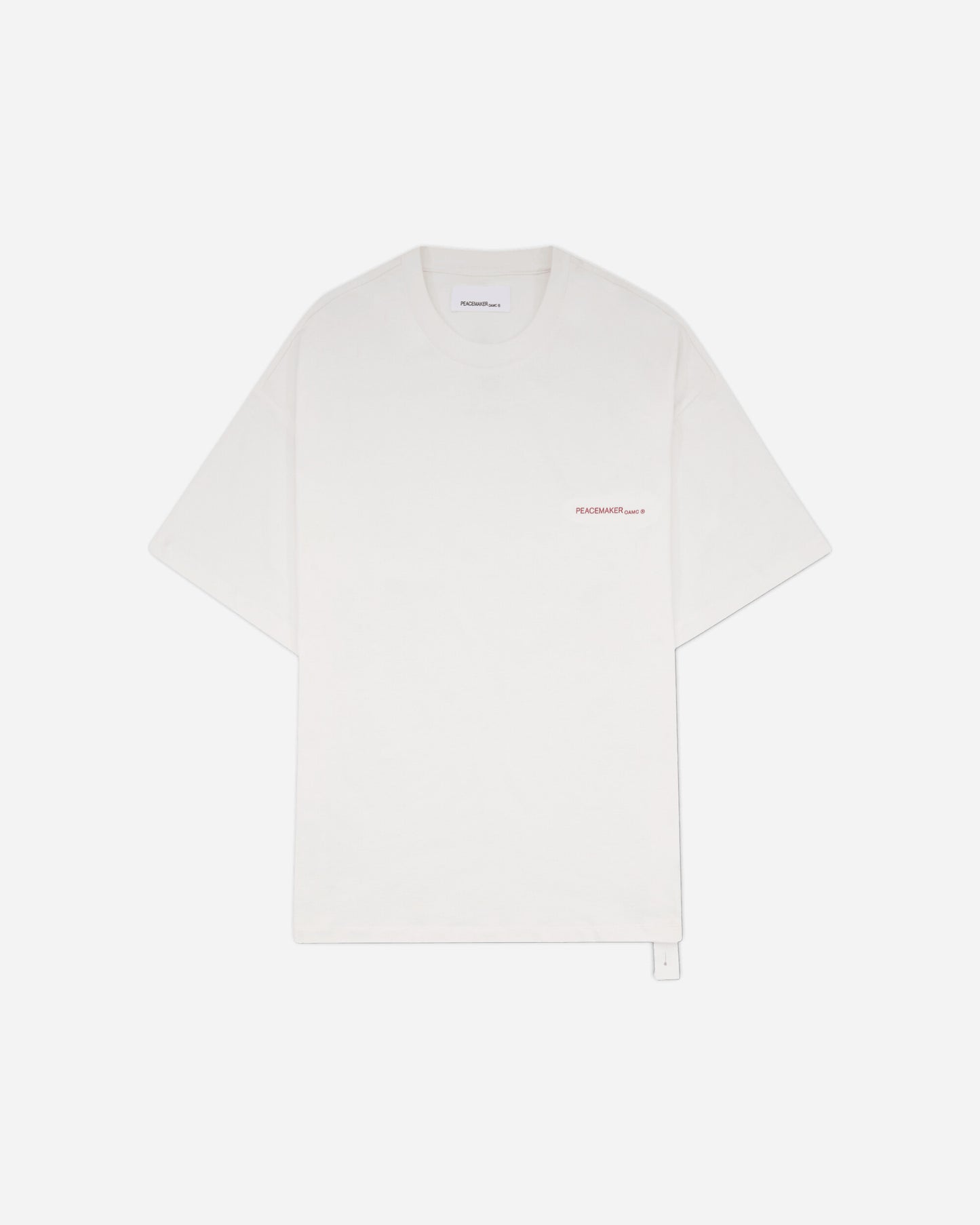 OAMC Peacemaker Oversize Tee  Keys Print White T-Shirts Top PCM3OT02LJE002001 WHITE