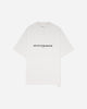 OAMC Peacemaker Oversize Tee  Stencil Print White T-Shirts Top PCM3OT02DJE002001 WHITE