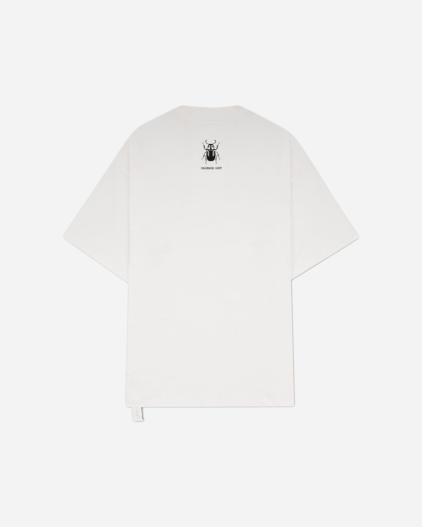 OAMC Peacemaker Oversize Tee  Stencil Print White T-Shirts Top PCM3OT02DJE002001 WHITE