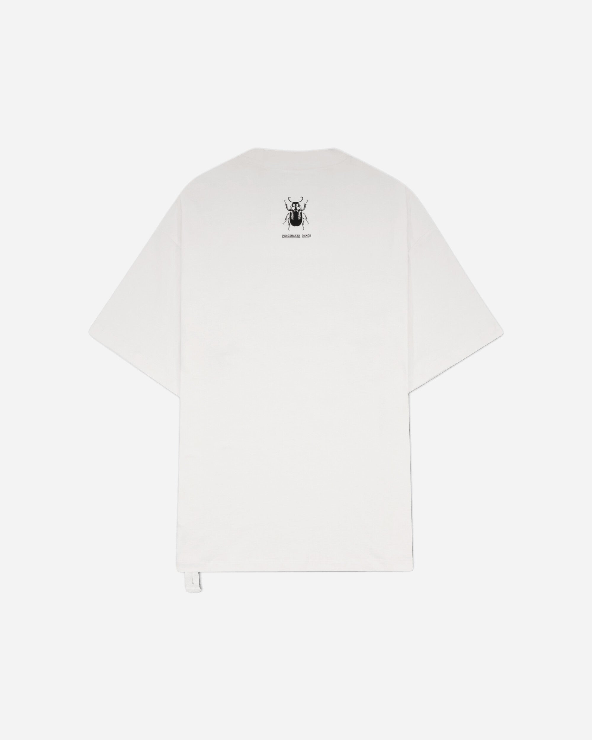 OAMC Peacemaker Oversize Tee  Stencil Print White T-Shirts Top PCM3OT02DJE002001 WHITE