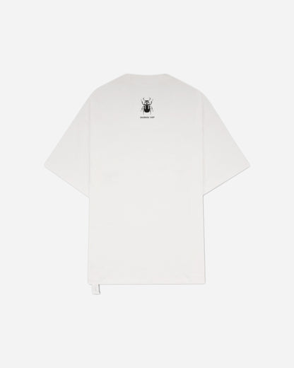 OAMC Peacemaker Oversize Tee  Stencil Print White T-Shirts Top PCM3OT02DJE002001 WHITE