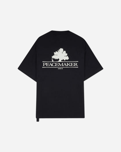 OAMC Peacemaker Oversize Tee  Tree Over Print Black T-Shirts Top PCM3OT02MJE001099 BLACK