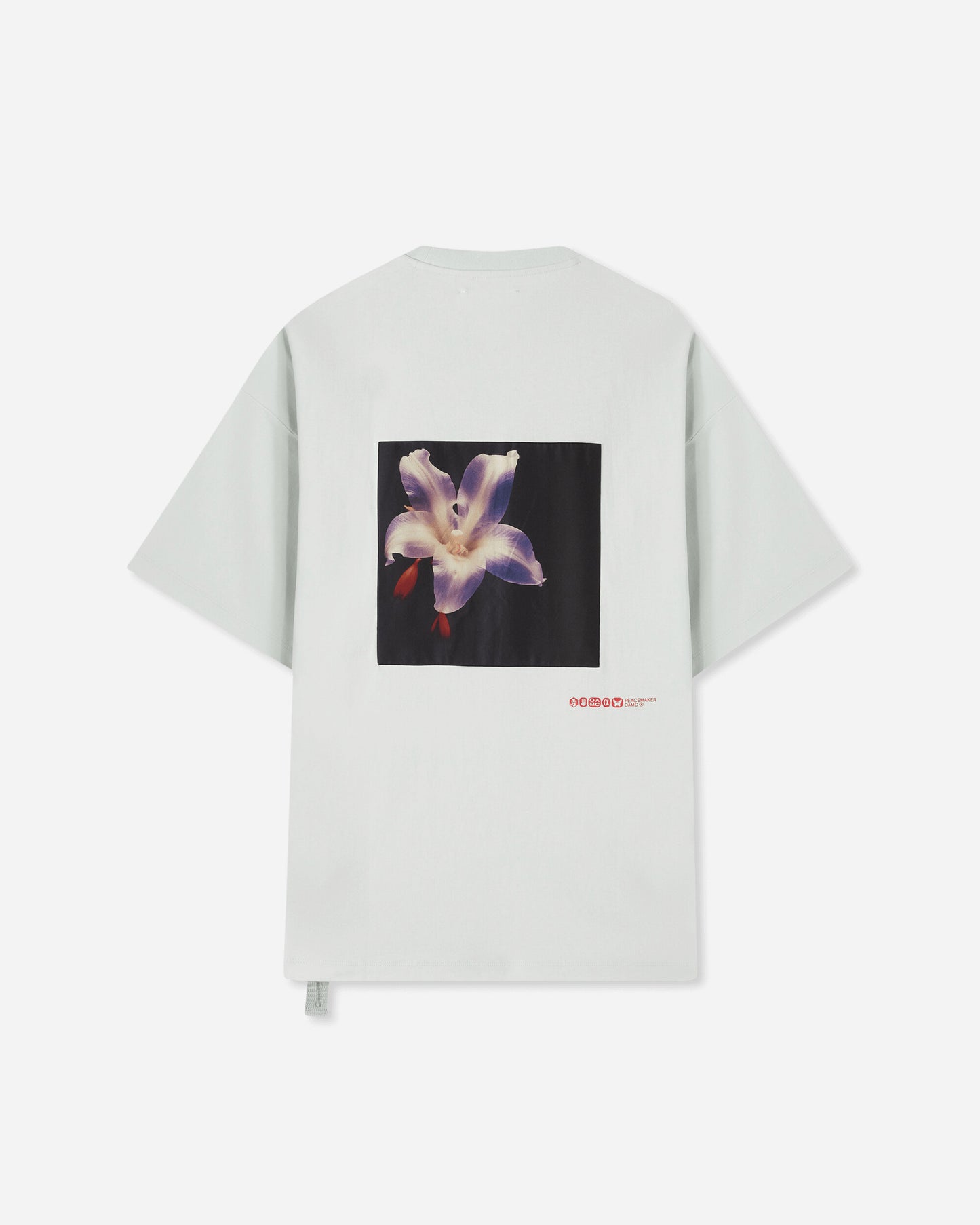 OAMC Peacemaker Peacemaker Flower S/S Tshirt Ice Flow T-Shirts Top PCM1OT02GJE002091 ICE