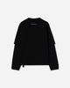 OAMC Peacemaker Peacemaker Lighter Double Layer Boxy Tshirt Black T-Shirts Top PCM1OT05RJE003099 BLK