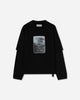 OAMC Peacemaker Peacemaker Lighter Double Layer Boxy Tshirt Black T-Shirts Top PCM1OT05RJE003099 BLK