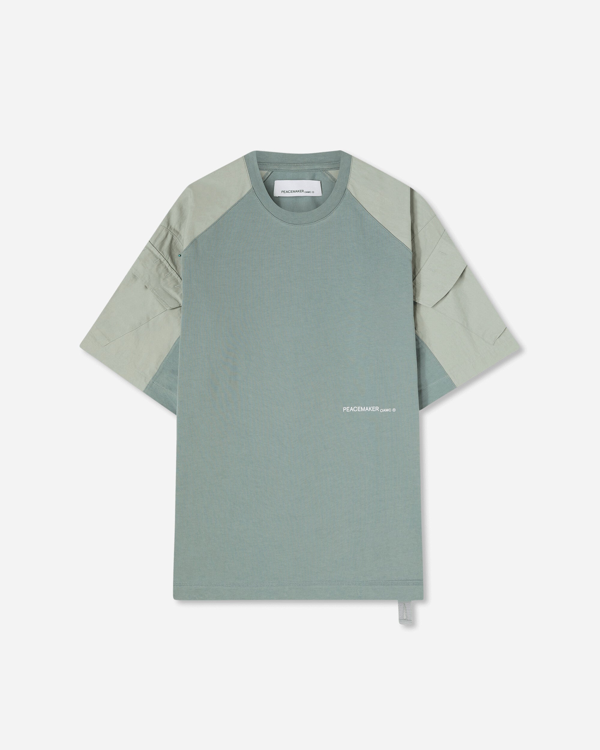 OAMC Peacemaker Peacemaker Sl Cargo Tee Sage Green T-Shirts Top PCM1OT06AJE003050 SGRN