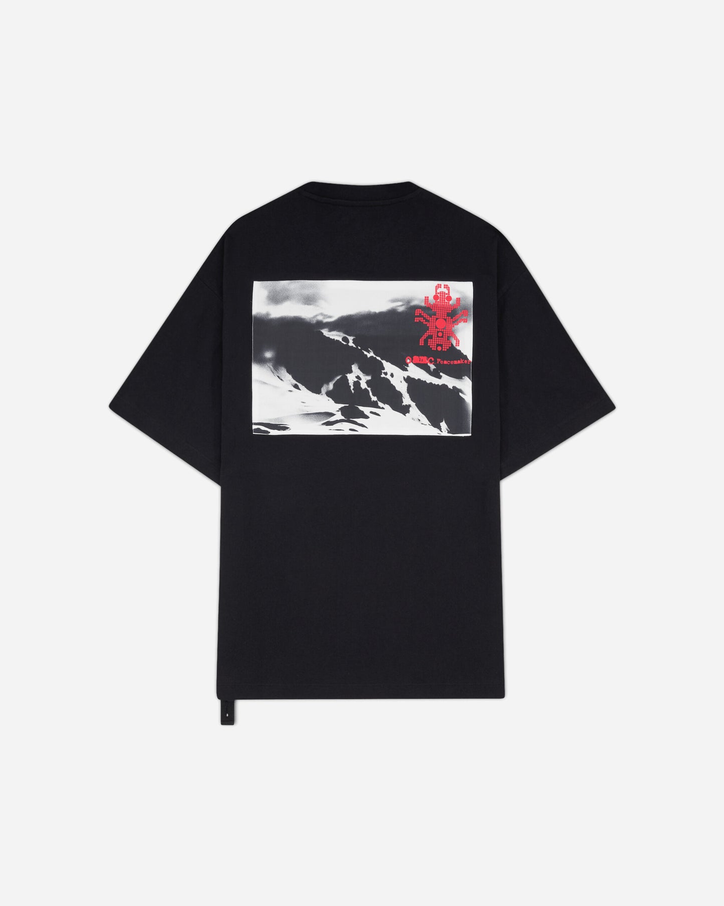 OAMC Peacemaker Pocket Tee  Landscape Print Black T-Shirts Top PCM3OT03FJE001099 BLACK