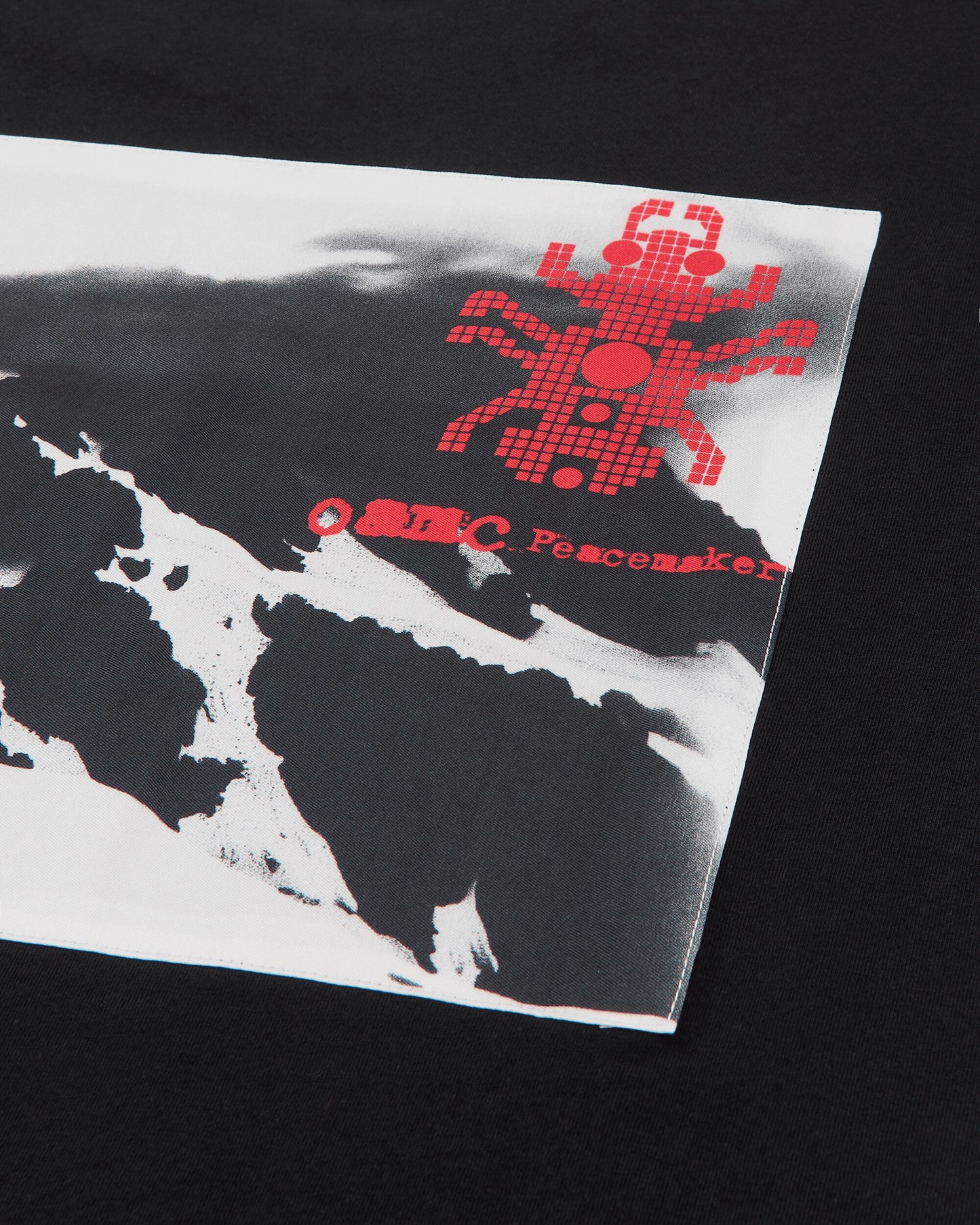 OAMC Peacemaker Pocket Tee  Landscape Print Black T-Shirts Top PCM3OT03FJE001099 BLACK