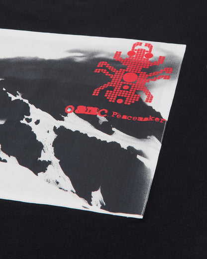 OAMC Peacemaker Pocket Tee  Landscape Print Black T-Shirts Top PCM3OT03FJE001099 BLACK