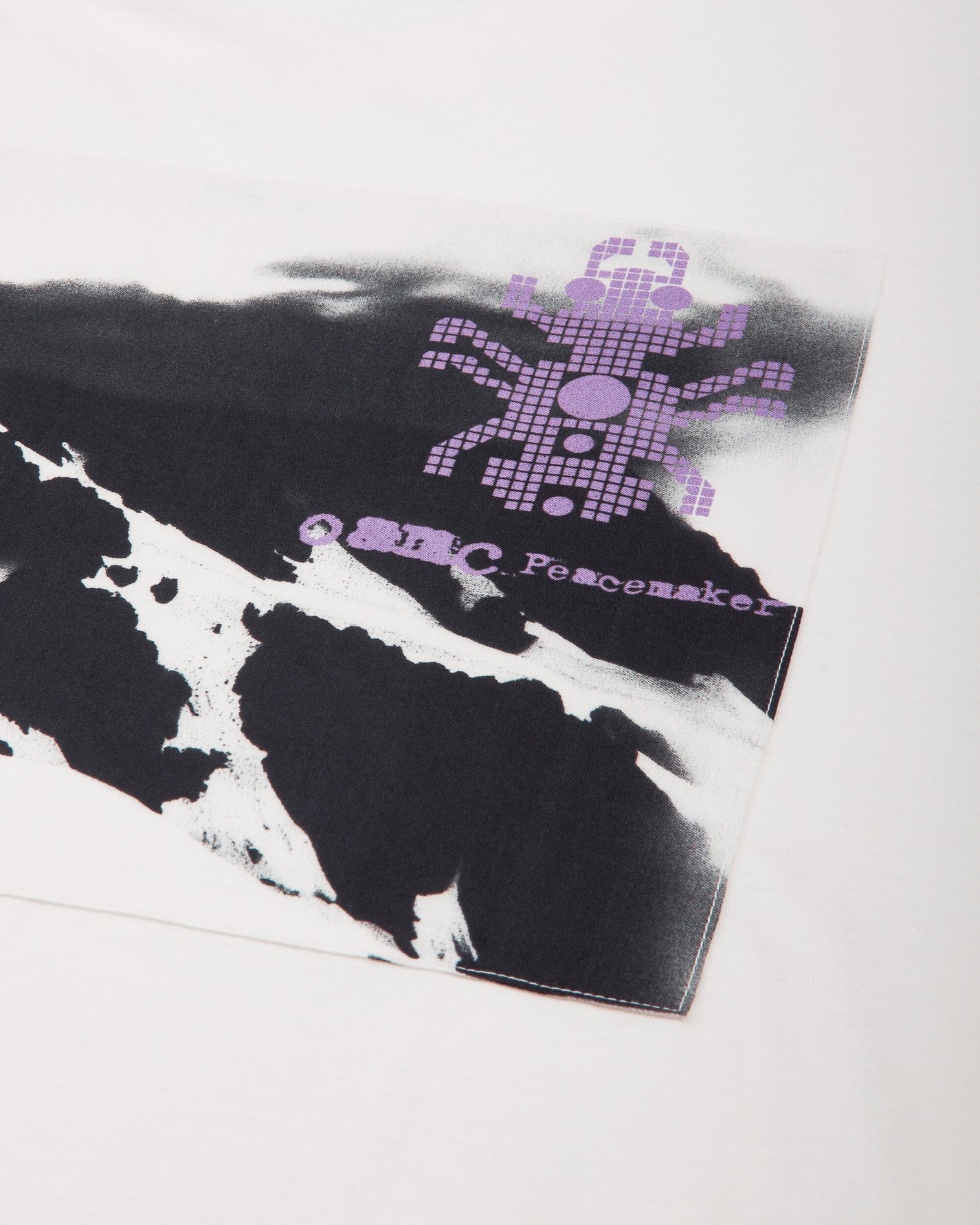 OAMC Peacemaker Pocket Tee  Landscape Print White T-Shirts Top PCM3OT03FJE001001 WHITE