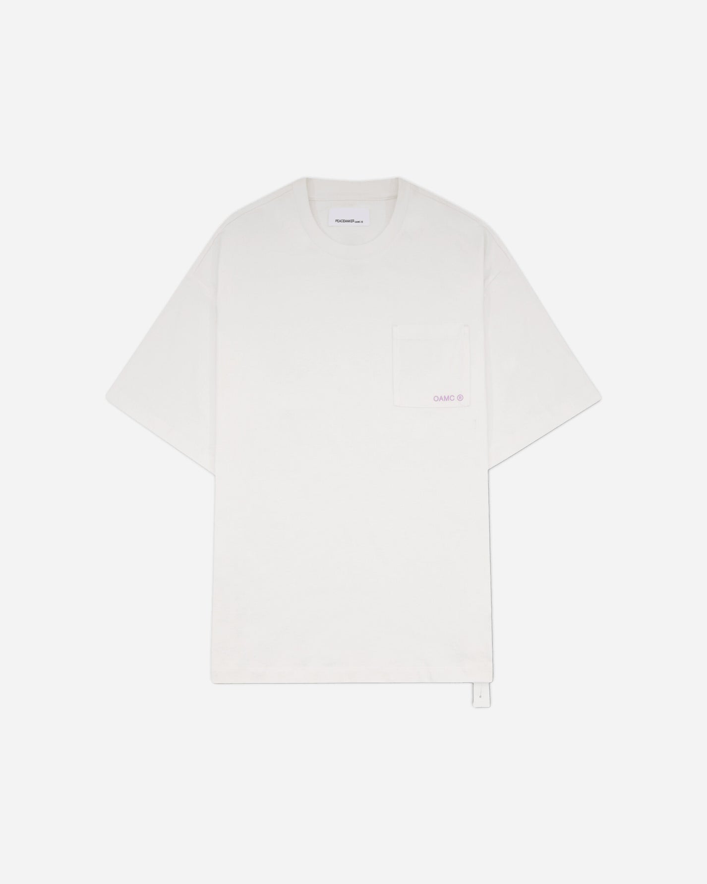 OAMC Peacemaker Pocket Tee  Landscape Print White T-Shirts Top PCM3OT03FJE001001 WHITE