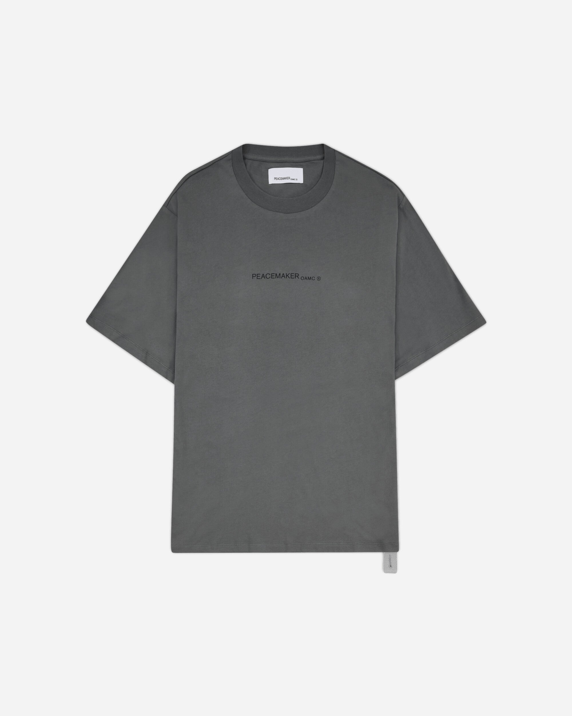 OAMC Peacemaker Regular Tee  Birds Print Gray T-Shirts Top PCM3OT01BJE001095 GRAY