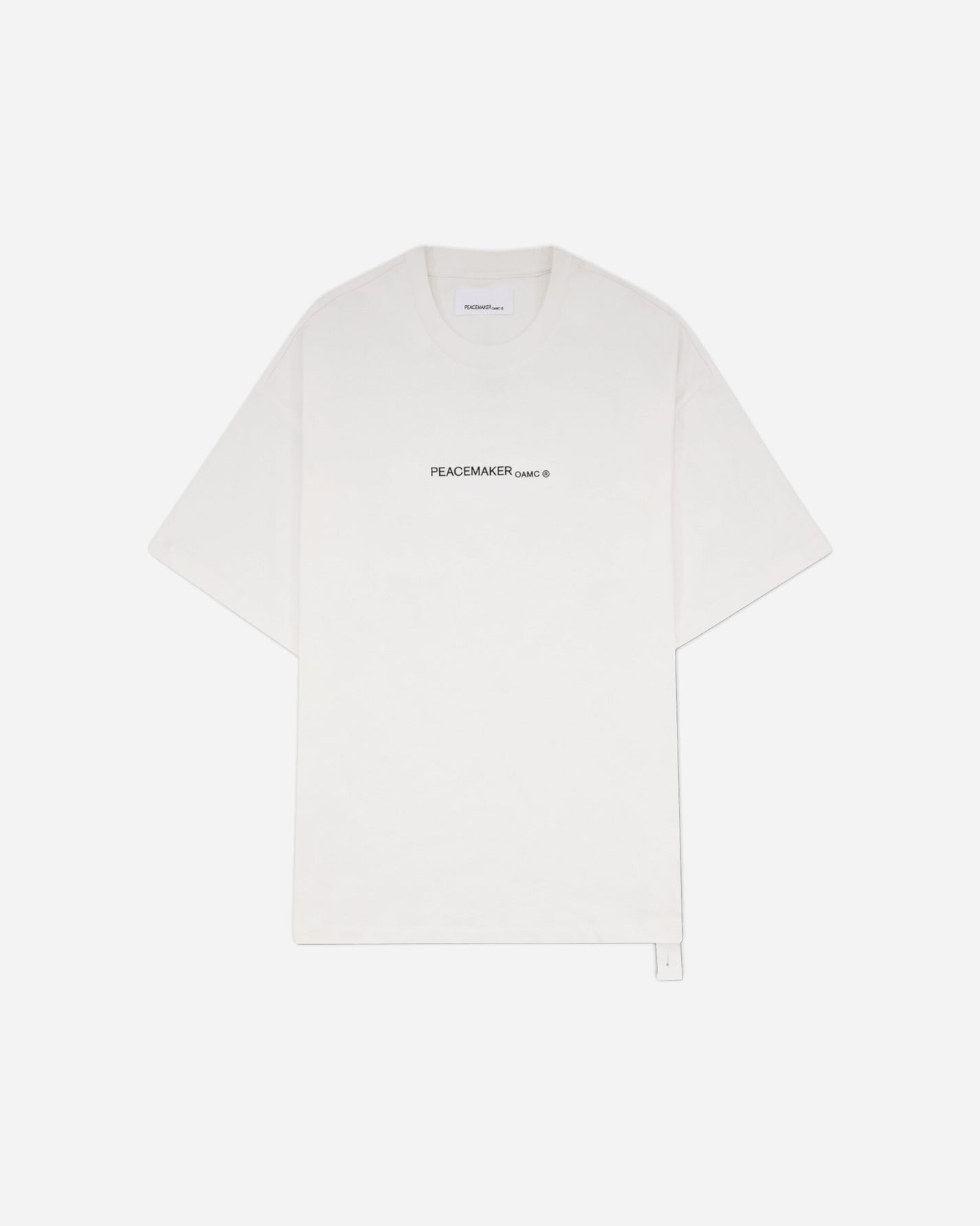 OAMC Peacemaker Regular Tee  Birds Print White T-Shirts Top PCM3OT01BJE001001 WHITE