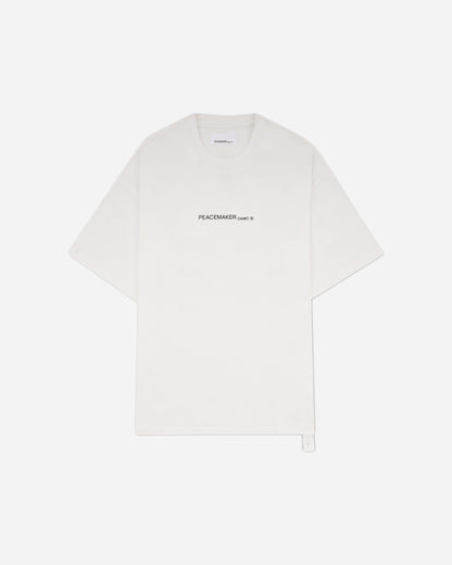 OAMC Peacemaker Regular Tee  Birds Print White T-Shirts Top PCM3OT01BJE001001 WHITE