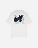 OAMC Peacemaker Regular Tee  Birds Print White T-Shirts Top PCM3OT01BJE001001 WHITE