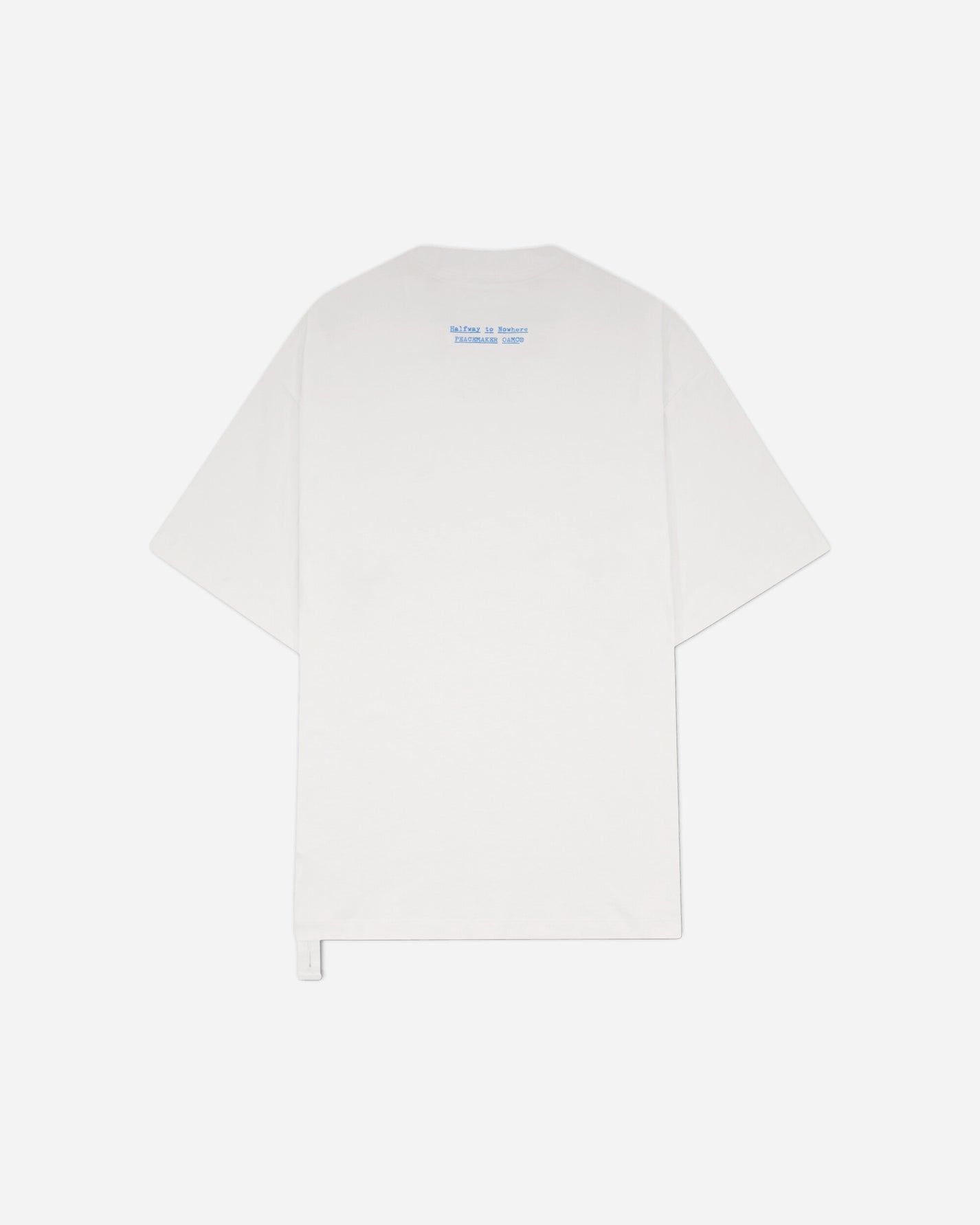 OAMC Peacemaker Regular Tee  Flower Print White T-Shirts Top PCM3OT01EJE001001 WHITE