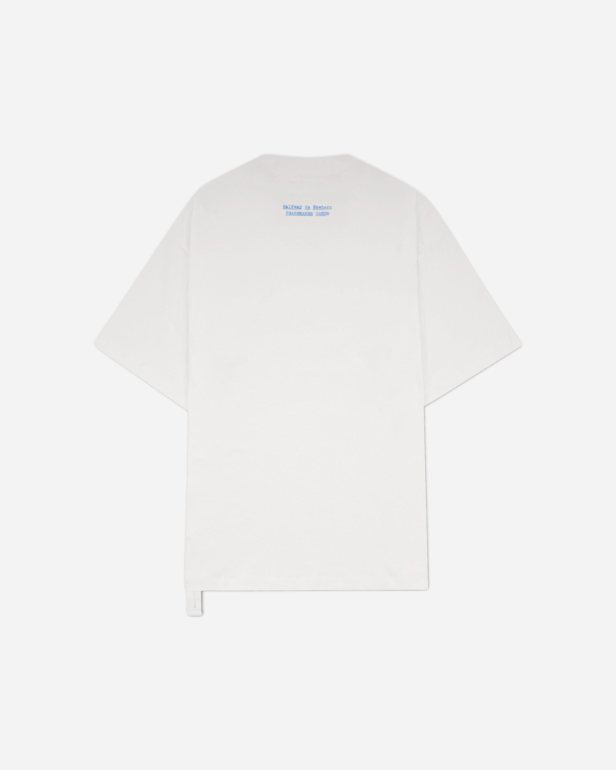 OAMC Peacemaker Regular Tee  Flower Print White T-Shirts Top PCM3OT01EJE001001 WHITE