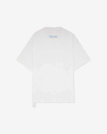 OAMC Peacemaker Regular Tee  Flower Print White T-Shirts Top PCM3OT01EJE001001 WHITE