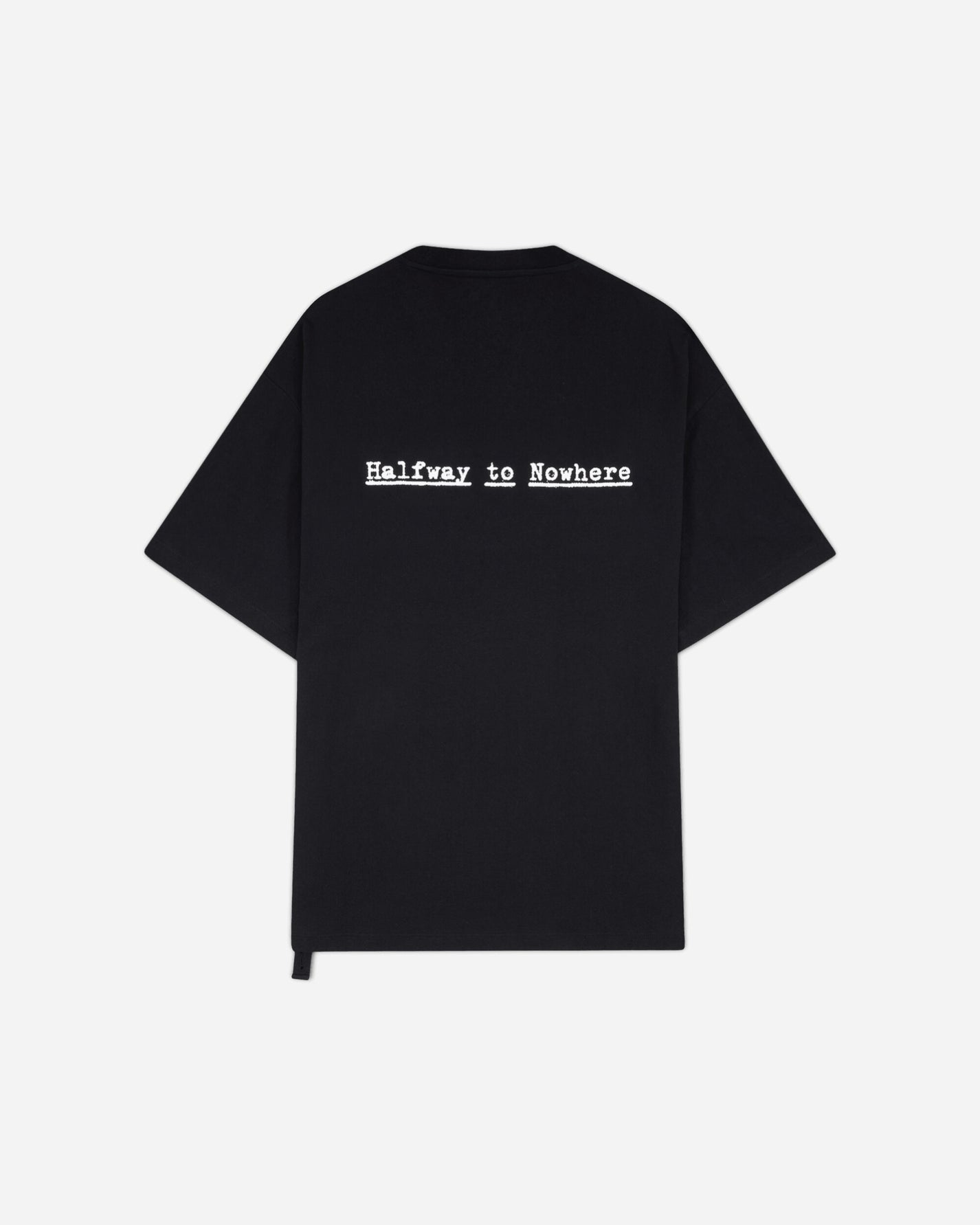 OAMC Peacemaker Regular Tee  Halfway To Nowhere Print Black T-Shirts Top PCM3OT01AJE001099 BLACK