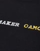 OAMC Peacemaker Regular Tee  Slow Down Print Black T-Shirts Top PCM3OT01CJE001099 BLACK