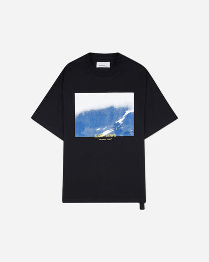 OAMC Peacemaker Regular Tee  Slow Down Print Black T-Shirts Top PCM3OT01CJE001099 BLACK