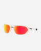 Oakley Cage Jacket Matte Mist Eyewear Sunglasses OO9537-0561  WHITE