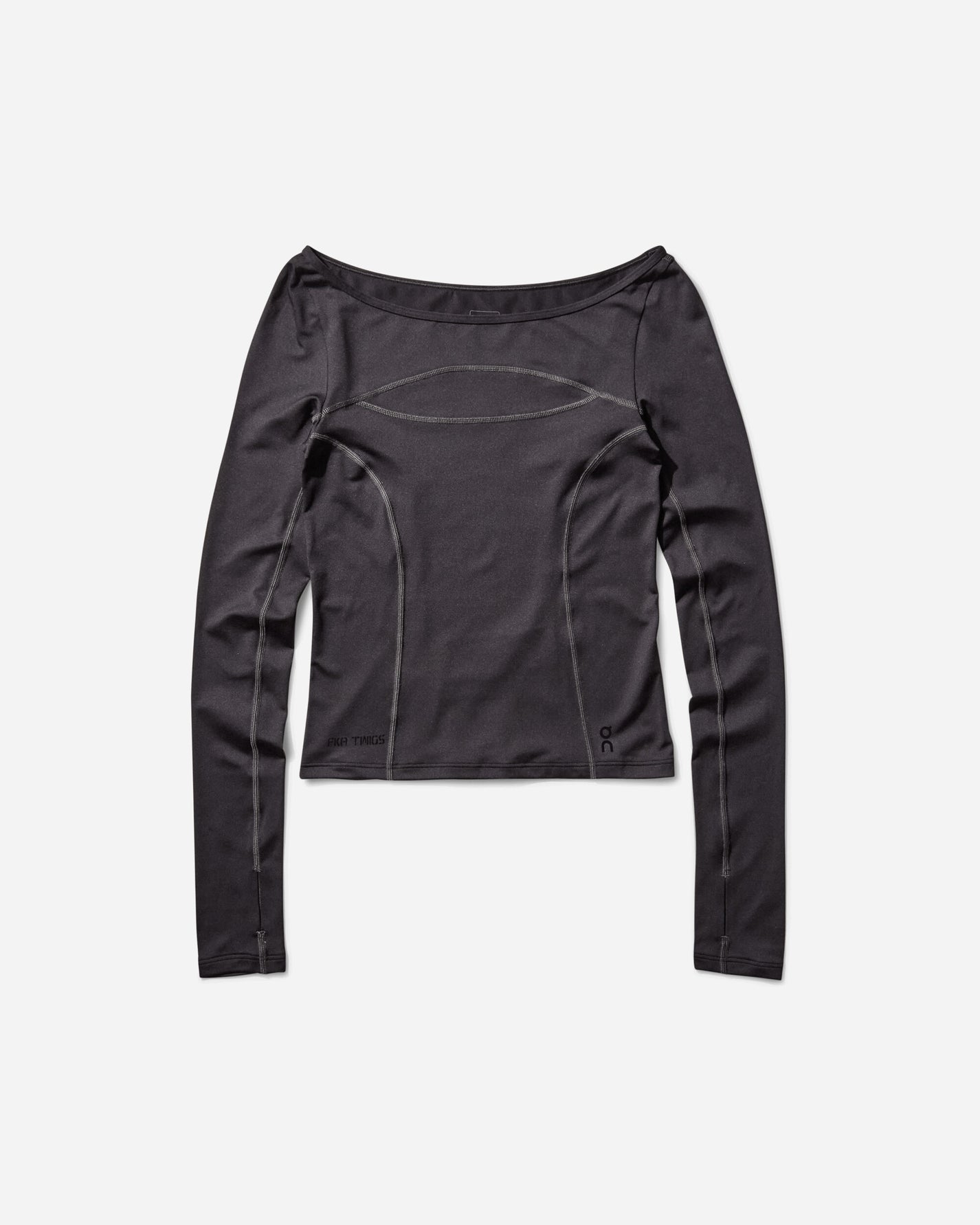 On Wmns Studio Long Sleeve Fka Black T-Shirts Longsleeve 1WF11620553 BLACK