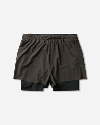 On Zero 2-In-1 Shorts Paf Molasses/Black Shorts Short 1MG11054785 010