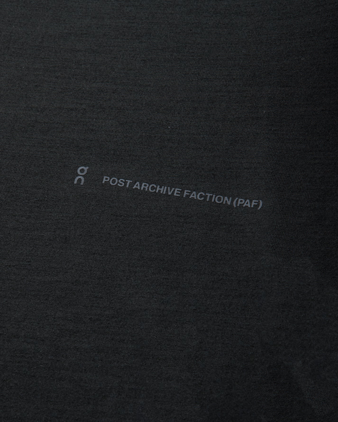 On Running-T Paf Black T-Shirts Shortsleeve 1UG10080553 002