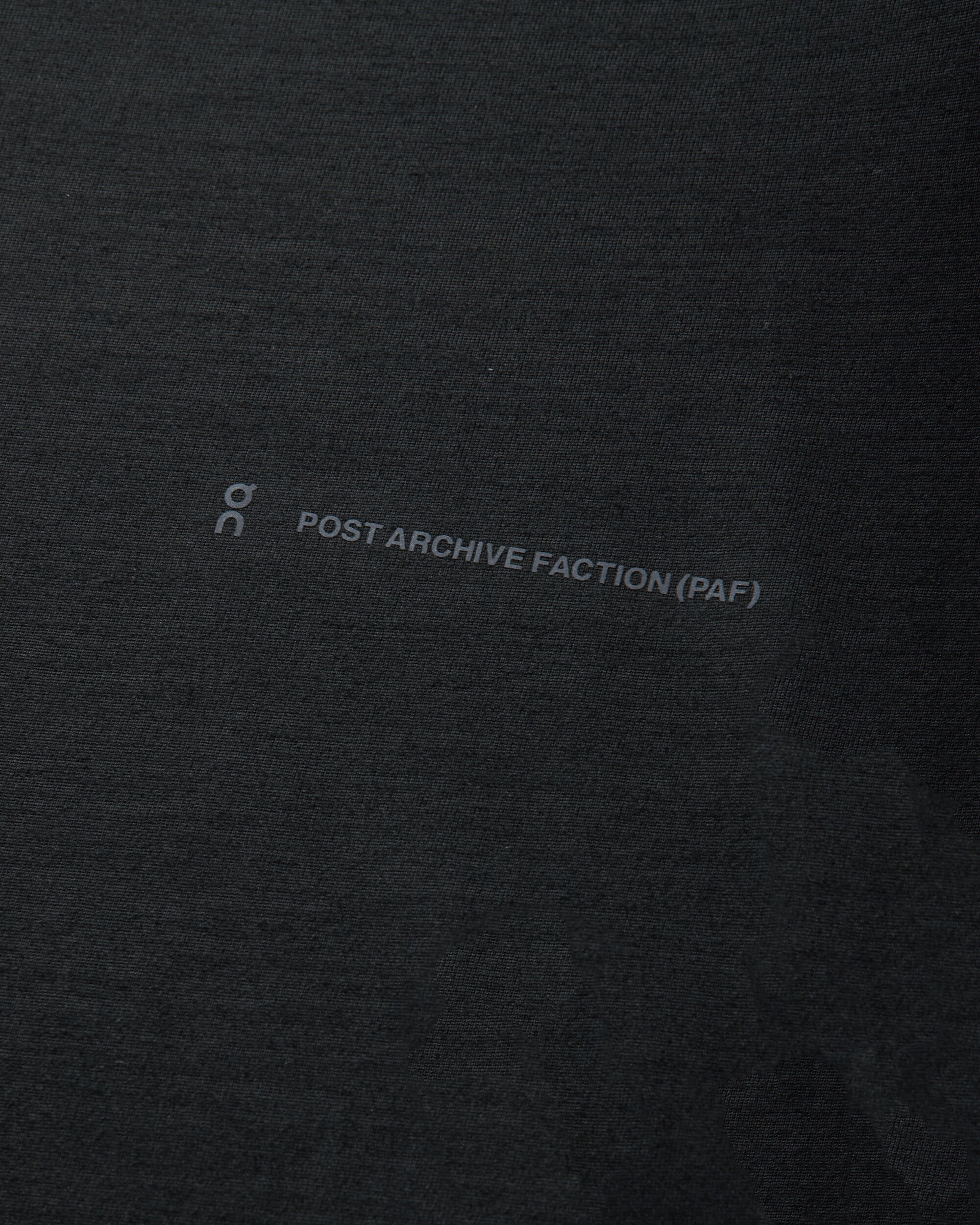 On Running-T Paf Black T-Shirts Shortsleeve 1UG10080553 002