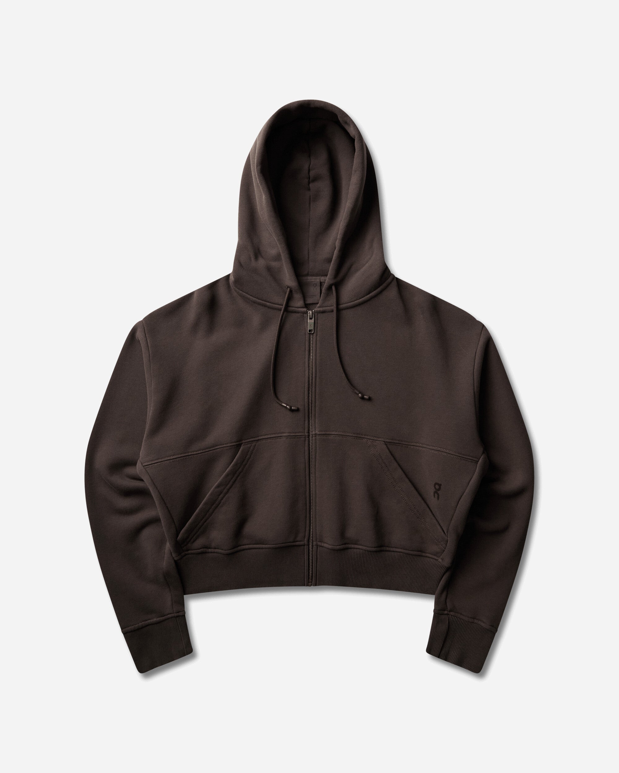 On Wmns Club Collective Full Zip Hoodie Fka Espresso Sweatshirts Zip-Ups 1WG31514959 201