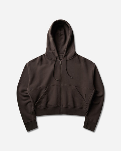 On Wmns Club Collective Full Zip Hoodie Fka Espresso Sweatshirts Zip-Ups 1WG31514959 201