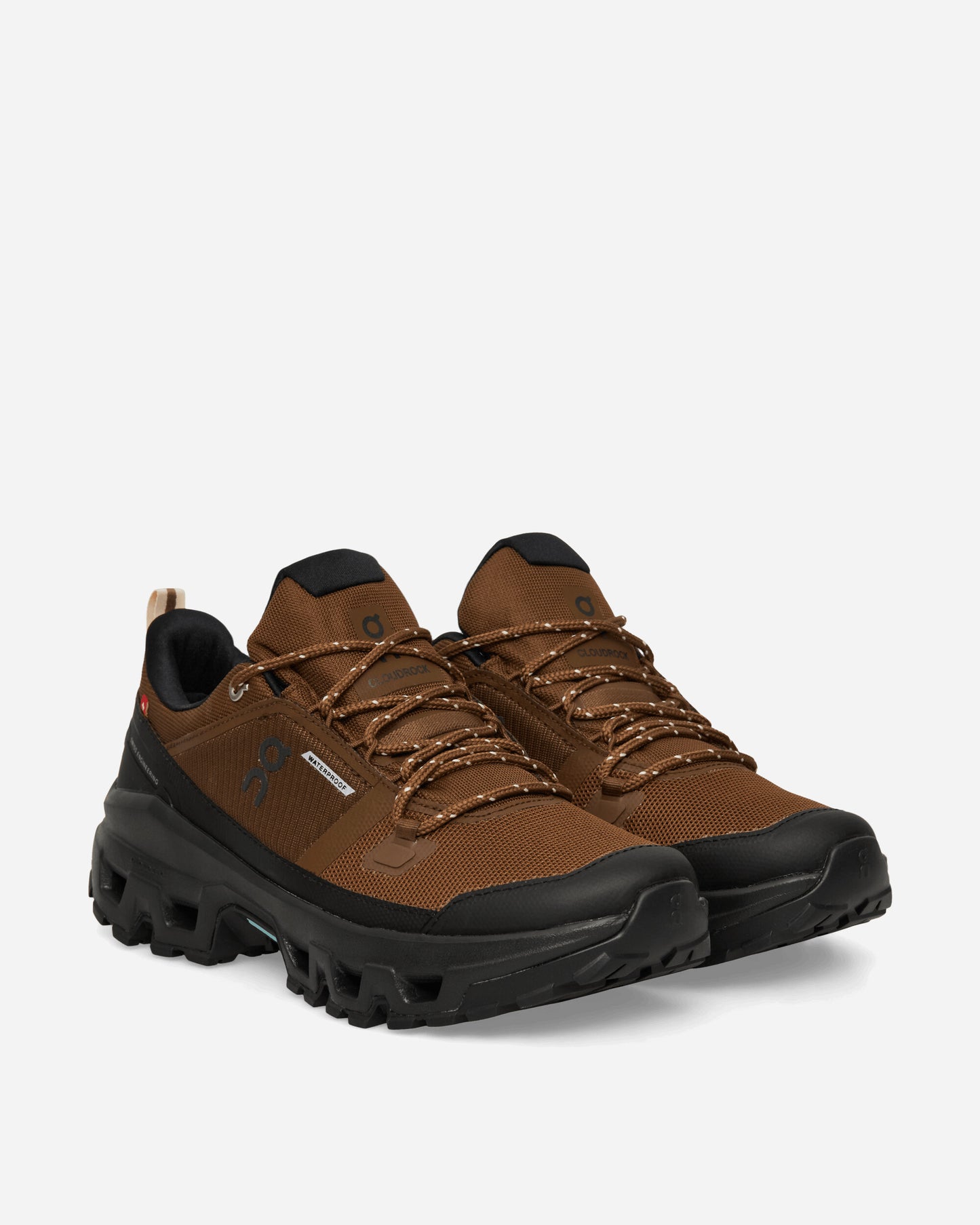 On Cloudrock Low Waterproof Earth/Black Sneakers Low 3MF10254228 201