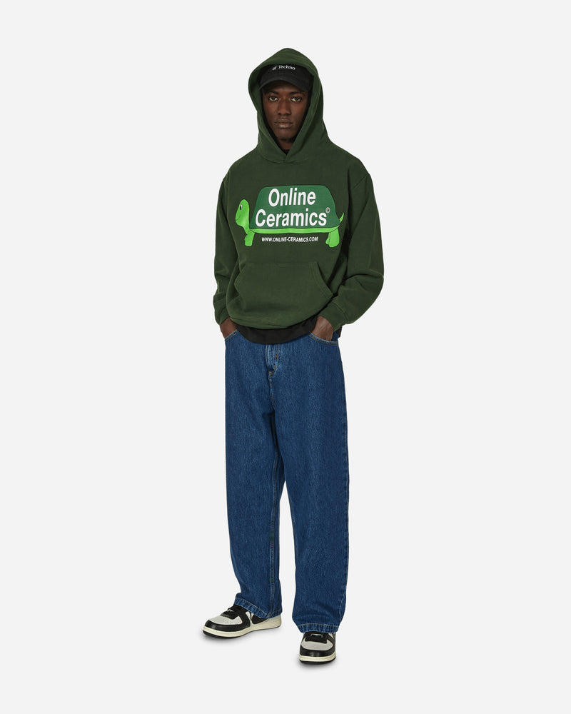 Long Turtle Logo Hoodie Ivy