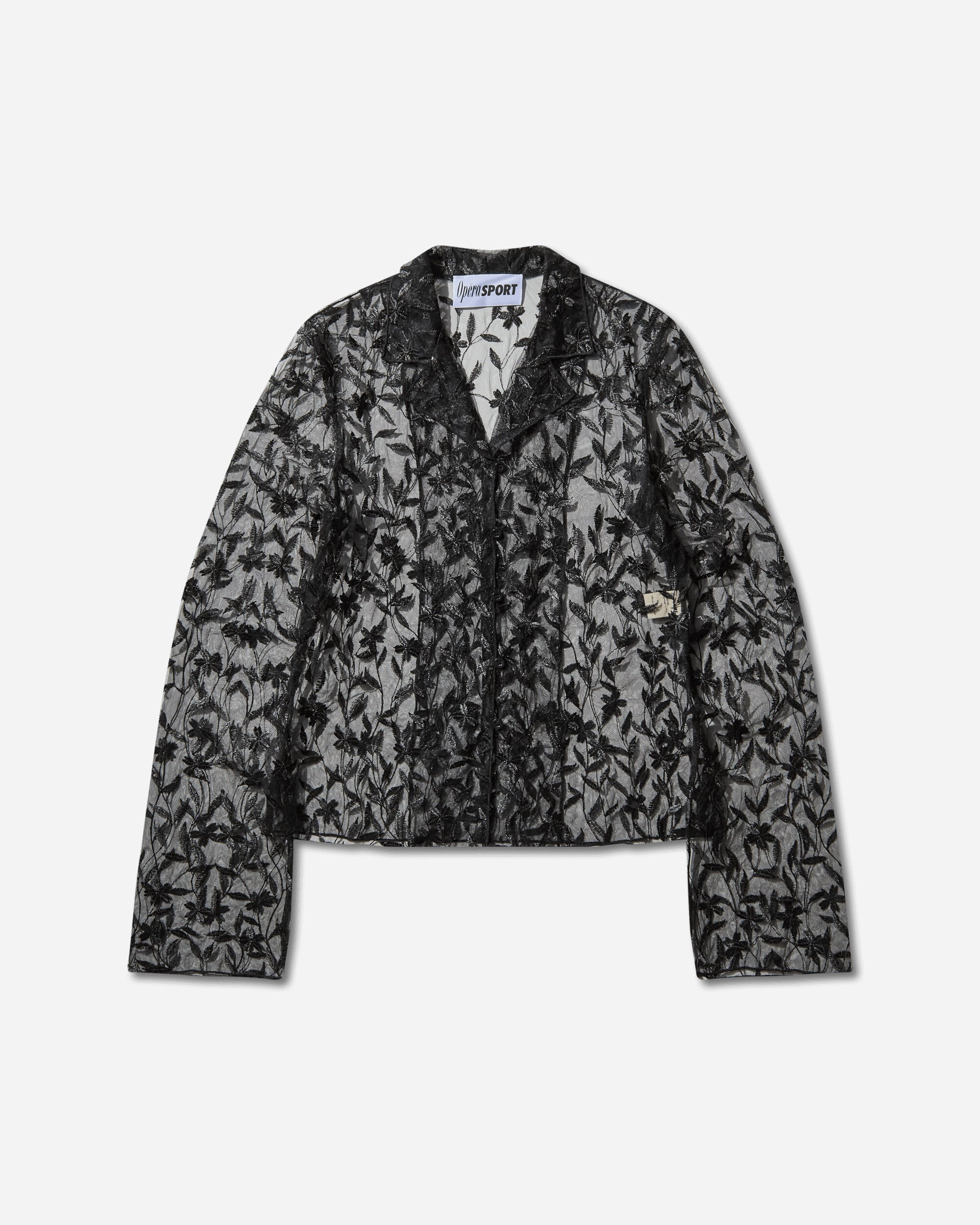 OpéraSPORT Wmns Flora Shirt Black Shirts Longsleeve Shirt S45FW25  4