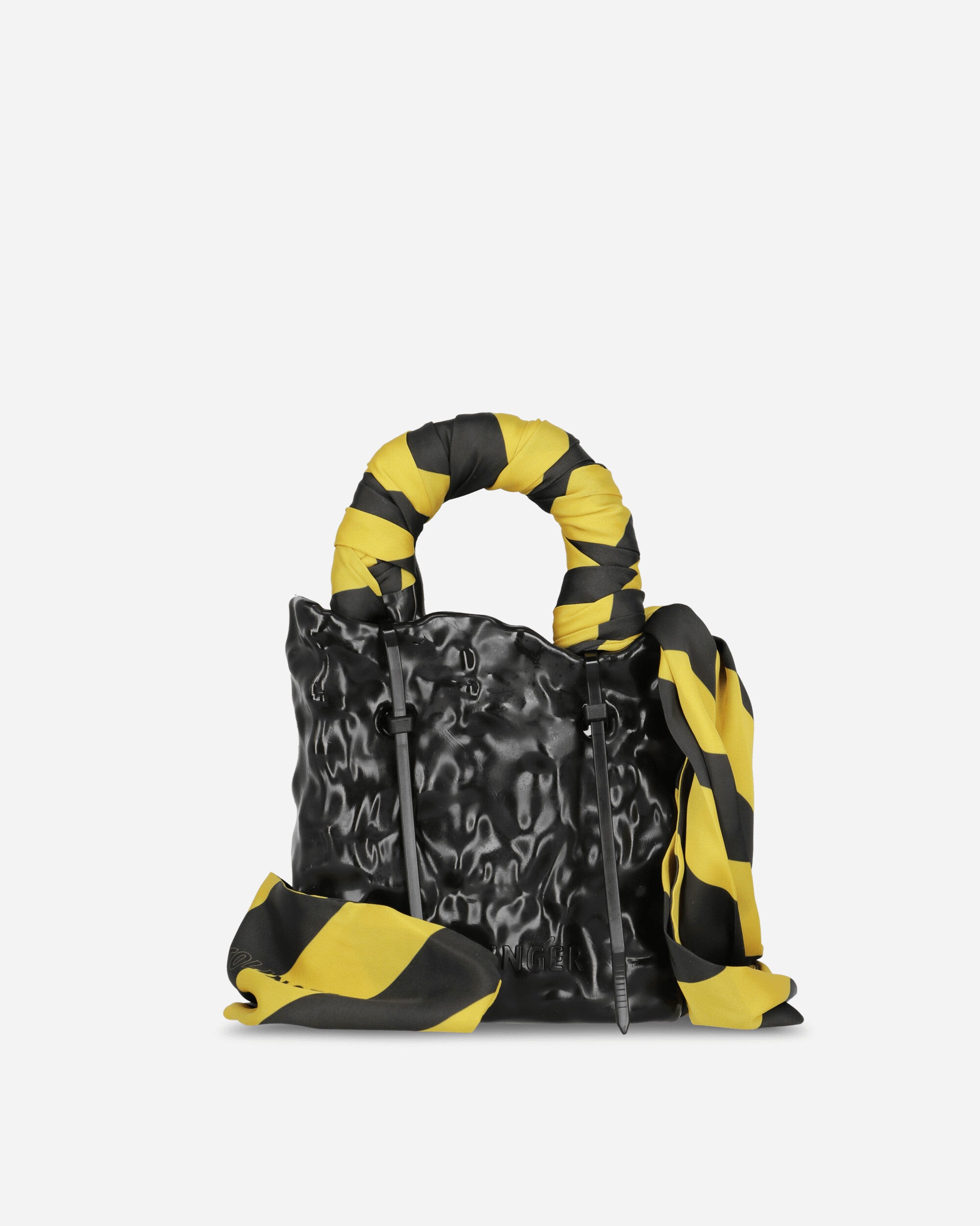 Ottolinger Wmns Under Construction Signature Ceramic Bag Under Construction  Bags and Backpacks Pouches 12690122601 BLKYLW 